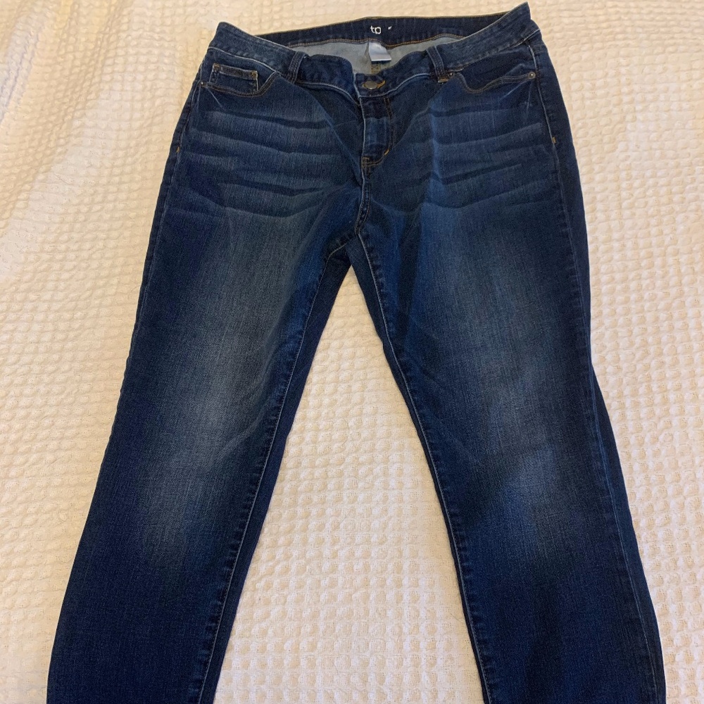 Stretch skinny jeans size 16